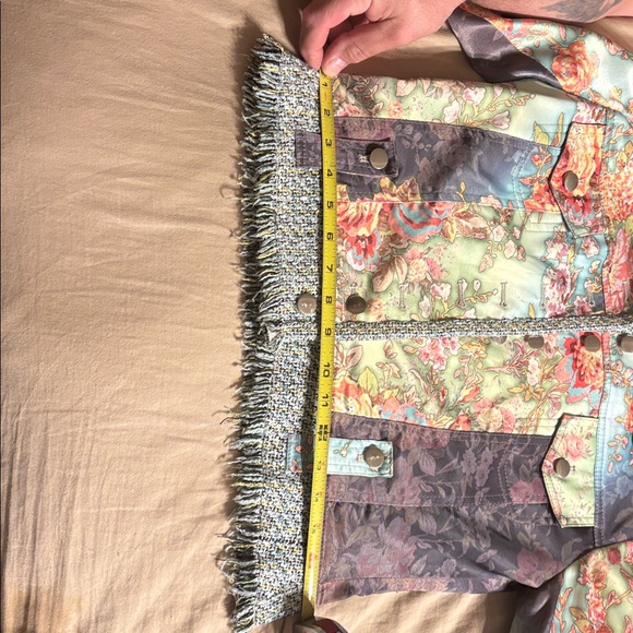 Bohemian Women's Floral Blazer with Tweed NWOT Size 6 - Picture 13 of 14